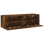 TV-Wandschrank aus Holzwerkstoff, geräucherte Eiche, 100 x 30 x 30 cm von , TV-Möbel - Ref: Foro24-836890, Preis: 61,73 €, Ra...