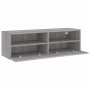 Sonoma engineered wood TV wall cabinet gray 100x30x30 cm by , TV Furniture - Ref: Foro24-836892, Price: 67,18 €, Discount: %