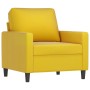 Sillón de terciopelo amarillo 60 cm de , Sofás - Ref: Foro24-359185, Precio: 157,99 €, Descuento: %