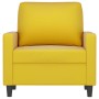 Sillón de terciopelo amarillo 60 cm de , Sofás - Ref: Foro24-359185, Precio: 157,99 €, Descuento: %