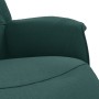 Sillón reclinable con reposapiés tela verde oscuro de , Sillones - Ref: Foro24-356661, Precio: 203,24 €, Descuento: %