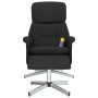 Relax-Massagesessel mit Fußstütze aus schwarzem Stoff von , Sessel - Ref: Foro24-356680, Preis: 147,99 €, Rabatt: %