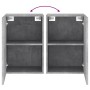 Wall TV cabinets 2 pcs wood gray concrete 40.5x30x60 cm by , TV Furniture - Ref: Foro24-836917, Price: 71,04 €, Discount: %