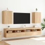 Wall TV cabinets 2 pcs Sonoma oak wood 40.5x30x60 cm by , TV Furniture - Ref: Foro24-836915, Price: 63,80 €, Discount: %