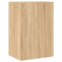 Wall TV cabinets 2 pcs Sonoma oak wood 40.5x30x60 cm by , TV Furniture - Ref: Foro24-836915, Price: 63,80 €, Discount: %