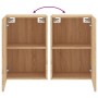 Wall TV cabinets 2 pcs Sonoma oak wood 40.5x30x60 cm by , TV Furniture - Ref: Foro24-836915, Price: 63,80 €, Discount: %