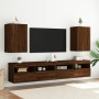 Oak brown engineered wood wall TV cabinet 40.5x30x60 cm by , TV Furniture - Ref: Foro24-836922, Price: 42,14 €, Discount: %