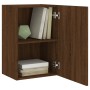 Oak brown engineered wood wall TV cabinet 40.5x30x60 cm by , TV Furniture - Ref: Foro24-836922, Price: 42,14 €, Discount: %