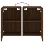 Oak brown engineered wood wall TV cabinet 40.5x30x60 cm by , TV Furniture - Ref: Foro24-836922, Price: 42,14 €, Discount: %