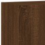 Oak brown engineered wood wall TV cabinet 40.5x30x60 cm by , TV Furniture - Ref: Foro24-836922, Price: 42,14 €, Discount: %