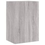 Sonoma gray engineered wood wall TV cabinet 40.5x30x60 cm by , TV Furniture - Ref: Foro24-836920, Price: 47,43 €, Discount: %