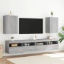 Sonoma gray engineered wood wall TV cabinet 40.5x30x60 cm by , TV Furniture - Ref: Foro24-836920, Price: 47,43 €, Discount: %