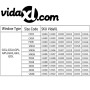 Persiana enrollable opaca blanca MK04 de vidaXL, Persianas y estores - Ref: Foro24-133506, Precio: 45,24 €, Descuento: %