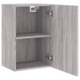 Sonoma gray engineered wood wall TV cabinet 40.5x30x60 cm by , TV Furniture - Ref: Foro24-836920, Price: 47,43 €, Discount: %