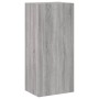 Sonoma gray engineered wood wall TV cabinet 40.5x30x90 cm by , TV Furniture - Ref: Foro24-836929, Price: 57,37 €, Discount: %