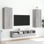 Mueble TV de pared madera ingeniería gris Sonoma 40,5x30x102 cm de , Muebles TV - Ref: Foro24-836936, Precio: 65,98 €, Descue...