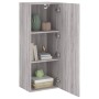 Mueble TV de pared madera ingeniería gris Sonoma 40,5x30x102 cm de , Muebles TV - Ref: Foro24-836936, Precio: 65,98 €, Descue...