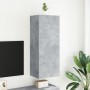 Concrete gray wood wall TV cabinet 40.5x30x102 cm by , TV Furniture - Ref: Foro24-836934, Price: 60,86 €, Discount: %