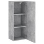 Concrete gray wood wall TV cabinet 40.5x30x102 cm by , TV Furniture - Ref: Foro24-836934, Price: 60,86 €, Discount: %