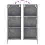 TV-Wandschrank aus betongrauem Holz, 40,5 x 30 x 102 cm von , TV-Möbel - Ref: Foro24-836934, Preis: 60,86 €, Rabatt: %