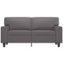 Sofá de 2 plazas de cuero sintético gris 120 cm de , Sofás - Ref: Foro24-359414, Precio: 264,53 €, Descuento: %