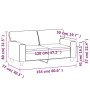 Graues 2-Sitzer-Sofa aus Kunstleder, 120 cm von , Sofas - Ref: Foro24-359414, Preis: 264,53 €, Rabatt: %