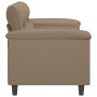 2-seater sofa in cappuccino-colored synthetic leather 140 cm by , Sofas - Ref: Foro24-359587, Price: 248,24 €, Discount: %