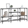 Mesa consola madera de ingeniería gris Sonoma 160x29x80 cm de , Mesas auxiliares - Ref: Foro24-839066, Precio: 81,94 €, Descu...