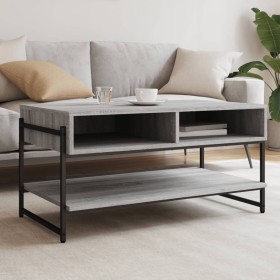 Mesa de centro madera contrachapada gris Sonoma 90x50x45 cm de , Mesas de centro - Ref: Foro24-838971, Precio: 47,99 €, Descu...