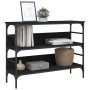 Mesa consola madera de ingeniería negro 100x32x75 cm de , Mesas auxiliares - Ref: Foro24-839058, Precio: 62,27 €, Descuento: %