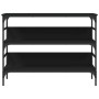 Mesa consola madera de ingeniería negro 100x32x75 cm de , Mesas auxiliares - Ref: Foro24-839058, Precio: 62,27 €, Descuento: %