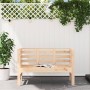 Gartenbank aus massivem Kiefernholz 111,5x53x71 cm von , Gartenbänke - Ref: Foro24-825135, Preis: 65,99 €, Rabatt: %