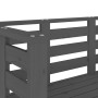 Garden bench solid gray pine wood 111.5x53x71 cm by , garden benches - Ref: Foro24-825137, Price: 102,75 €, Discount: %