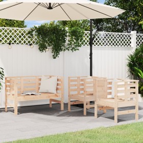 Garden furniture set 3 pieces solid pine wood by , Garden sets - Ref: Foro24-825142, Price: 148,99 €, Discount: %