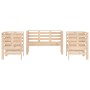 Garden furniture set 3 pieces solid pine wood by , Garden sets - Ref: Foro24-825142, Price: 145,55 €, Discount: %