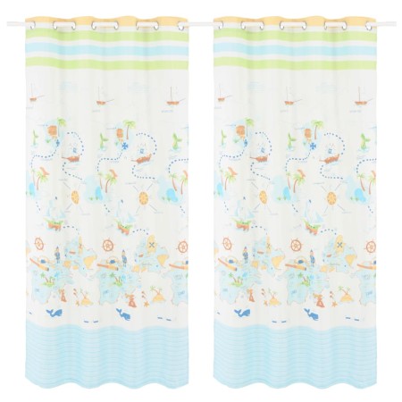 Children's printed blackout curtains 2 pcs 140x240 cm travel world by vidaXL, Curtains and curtains - Ref: Foro24-133552, Pri...