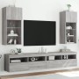 TV cabinets with LED lights 2 pcs Sonoma gray 40.5x30x90 cm by , TV Furniture - Ref: Foro24-837054, Price: 100,24 €, Discount: %