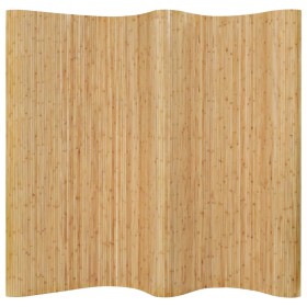 Biombo divisor de bambú natural 250x165 cm de vidaXL, Divisores de ambientes - Ref: Foro24-247197, Precio: 58,26 €, Descuento: %