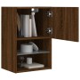 TV cabinets with LED lights 2 pcs oak 40.5x30x60 cm by , TV Furniture - Ref: Foro24-837042, Price: 84,99 €, Discount: %