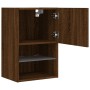 TV cabinets with LED lights 2 pcs oak 40.5x30x60 cm by , TV Furniture - Ref: Foro24-837042, Price: 84,99 €, Discount: %