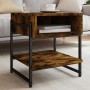 Smoked oak engineered wood coffee table 40x40x45 cm by , Coffee table - Ref: Foro24-838965, Price: 32,67 €, Discount: %