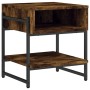 Mesa de centro madera de ingeniería roble ahumado 40x40x45 cm de , Mesas de centro - Ref: Foro24-838965, Precio: 26,49 €, Des...