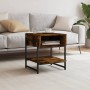 Smoked oak engineered wood coffee table 40x40x45 cm by , Coffee table - Ref: Foro24-838965, Price: 32,67 €, Discount: %