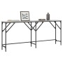 Mesa consola madera de ingeniería gris Sonoma 180x29x75 cm de , Mesas auxiliares - Ref: Foro24-837765, Precio: 52,88 €, Descu...