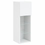 Muebles de TV con luces LED 2 uds blanco 30,5x30x90 cm de , Muebles TV - Ref: Foro24-837002, Precio: 94,99 €, Descuento: %