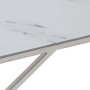 Silver stainless steel and tempered glass coffee table by , Coffee table - Ref: Foro24-349939, Price: 145,99 €, Discount: %