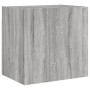 TV Wall Cabinets 4 Pieces Sonoma Gray Engineered Wood by , TV Furniture - Ref: Foro24-3216433, Price: 176,24 €, Discount: %