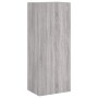 Muebles de TV de pared 4 pzas madera de ingeniería gris Sonoma de , Muebles TV - Ref: Foro24-3216433, Precio: 176,24 €, Descu...