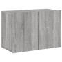 TV Wall Cabinets 6 Pieces Sonoma Gray Engineered Wood by , TV Furniture - Ref: Foro24-3216444, Price: 207,95 €, Discount: %