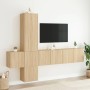 Muebles de TV de pared 5 pzas madera de ingeniería roble Sonoma de , Muebles TV - Ref: Foro24-3216459, Precio: 231,99 €, Desc...